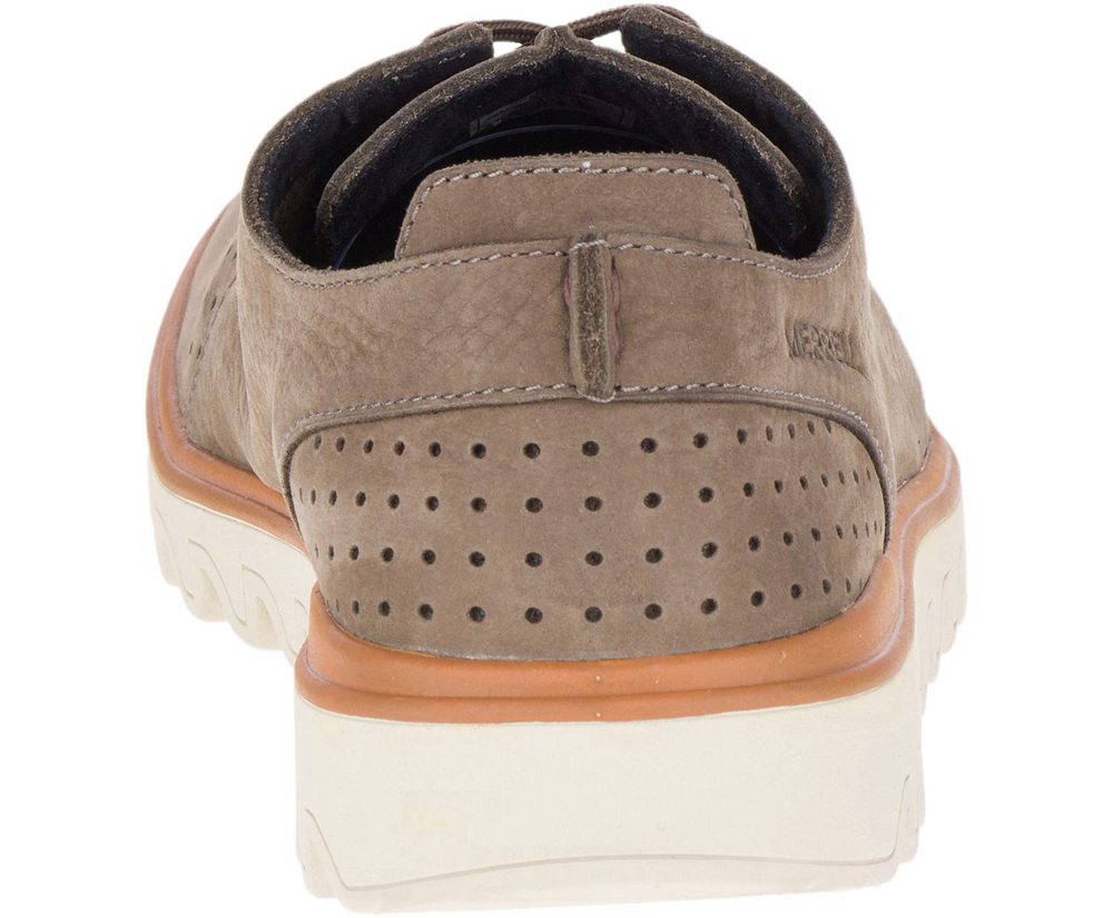 Buty Sportowe Merrell Męskie Szare - Downtown Lace - 634852-YXG